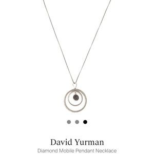 David Yurman - diamond mobile pendant necklace